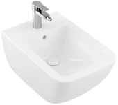 Villeroy & Boch Venticello Биде, настенный, 375 x 560 mm, Альпийский белый CeramicPlus 441100R1