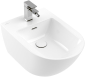 Villeroy & Boch Subway 3.0 Биде, настенный, 375 x 560 mm, Альпийский белый CeramicPlus 447000R1