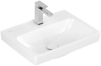 Villeroy & Boch  Architectura Pаковина, 550 x 420 x 165 mm, Альпийский белый CeramicPlus, без перелива 4A87MLR1