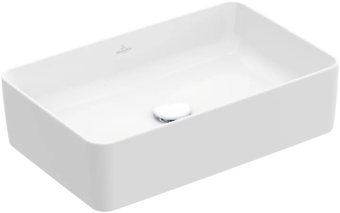 Villeroy & Boch Collaro Раковина для установки на столешницу, 560 x 360 x 145 mm, Альпийский белый, без перелива, нешлифованный 4A205601