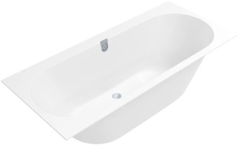 Villeroy & Boch Oberon 2.0 Ванна Duo, 1700 x 750 mm, Альпийский белый UBQ170OBR2DV-01