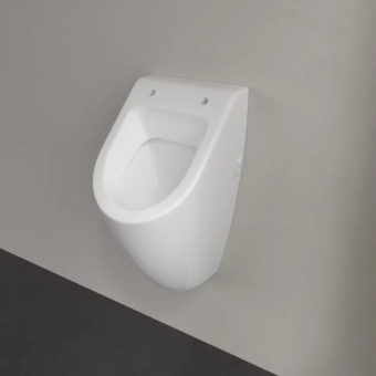 Villeroy & Boch Subway Писсуар, без крышки, Скрытый подвод воды, 285 x 315 mm, ЧЕРНЫЙ ГЛЯНЦЕВЫЙ CERAMICPLUS 751300S0