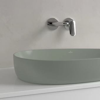 Villeroy & Boch Antao Раковина для установки на столешницу, 650 x 400 x 146 mm, Morning Green CeramicPlus, без перелива 4A7465R8