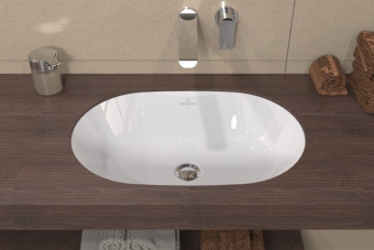 Villeroy & Boch Architectura Раковина для установки под столешницу, 430 x 630 x 175 mm, Альпийский белый, с переливом, нешлифованный 5A766001