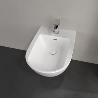 Villeroy & Boch Antao Биде, настенный, 375 x 560 mm, Альпийский белый CeramicPlus 541100R1