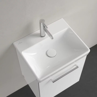 Villeroy & Boch Avento Раковина компактная, 450 x 370 x 180 mm, Альпийский белый, с переливом, нешлифованный 73584501