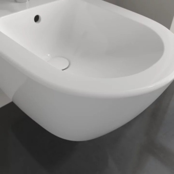 Villeroy & Boch Subway 2.0 Биде, настенный, 375 x 565 mm, Альпийский белый CeramicPlus 540000R1