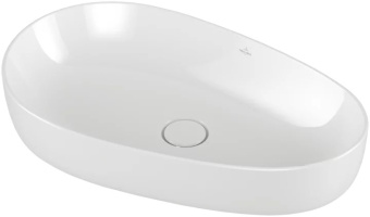 Villeroy & Boch Antao Раковина для установки на столешницу, 650 x 400 x 146 mm, Альпийский белый CeramicPlus, без перелива 4A7465R1