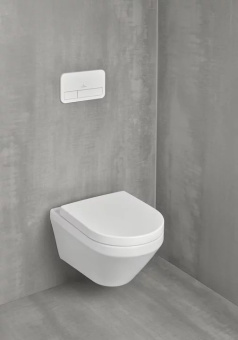 Villeroy & Boch Architectura Комбинированная упаковка подвесной унитаз DirectFlush, TwistFlush с сиденьем Альпийский белый 4694CL01