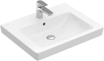 Villeroy & Boch Subway 2.0 Pаковина, 600 x 470 x 150 mm, Альпийский белый, с переливом, нешлифованный 7113F001