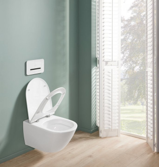 Villeroy & Boch Universo TwistFlush Комбинированная упаковка, настенный, с TwistFlush, Альпийский белый 4670T901