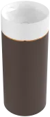 Villeroy & Boch Octagon Pаковина с пьедесталом, 400x400x950mm Mocha Finish, 417000PT