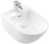 Villeroy & Boch Antao Биде, настенный, 375 x 560 mm, Stone White (Белый матовый) CeramicPlus 541100RW