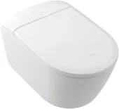 Villeroy & Boch Supreo Select унитаз-биде, унитаз с вертикальным смывом с открытым смывным краем, Альпийский белый CeramicPlus V16EN3R1