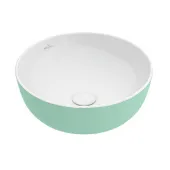Villeroy & Boch Artis Раковина для установки на столешницу, 430 x 430 x 130 mm, Mint, без перелива, нешлифованный 417943BCW3
