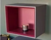 Villeroy & Boch Finion подвесная 418 x 340 x 270 вставка-Peony matt корпус- Antacite Подсветок 1 F580HBGK