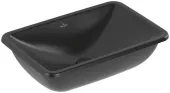 Villeroy & Boch Loop & Friends Раковина для установки под столешницу, внутренний размер 540 x 340 x 135 mm, Pure Black CeramicPlus, с переливом, наружная сторона покрыта глазурью 4A5700R7