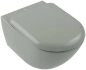 Villeroy & Boch Antao Унитаз с открытым смывным краем, настенный, смыв TwistFlush, Morning Green CeramicPlus, без сиденья 4674T0R8