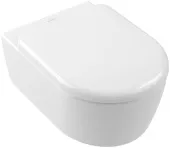 Villeroy & Boch Skyla Комбинированная упаковка подвесной унитаз со смывом TwistFlush[e³],с сиденьем Альпийский белый 5656CL01