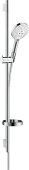 Hansgrohe Raindance Select S Душевой набор 120 3jet со штангой 90 см и мыльницей, белый/хром 26631400