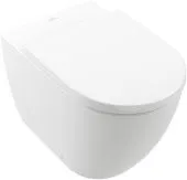 Villeroy & Boch Subway 3.0 Приставной унитаз, смыв TwistFlush,покрытие с CeramicPlus Альпийский белый 4671T0R1