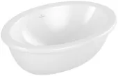 Villeroy & Boch Loop & Friends Раковина для установки под столешницу, 570 x 410 x 215 mm, Альпийский белый, с переливом, нешлифованный Мос3 4A540001 Уценка