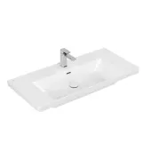 Villeroy & Boch Subway 3.0 Pаковина для установки на тумбу, 1000 x 470 x 165 mm, с переливом, Альпийский белый 4A70A501