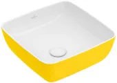 Villeroy & Boch Artis Раковина для установки на столешницу, 410 x 410 x 130 mm, Mustard, без перелива, нешлифованный 417841BCT5