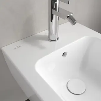 Villeroy & Boch Venticello Биде, настенный, 375 x 560 mm, Альпийский белый 44110001