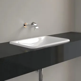 Villeroy & Boch Loop & Friends Встраиваемая раковина, 600 x 405 x 185 mm, Альпийский белый, с переливом, нешлифованный 4A650001