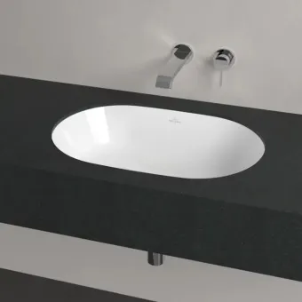 Villeroy & Boch Architectura Раковина для установки под столешницу, внутренний размер 570 x 375x 125 mm, Альпийский белый, с переливом 5A766001