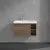 Villeroy & Boch Skyla КОМПЛЕКТ Тумба под раковину, 1 выдвижной ящик, 772 x 436 x 439 mm,Arizona Oak + Skyla Pаковина для установки на тумбу крыло справа, 800 x 460 x 160 mm, с переливом, Альпийский белый C78800VH+5A52L101