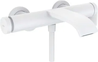 Hansgrohe Vivenis Смеситель для ванны, однорычажный, внешнего монтажа, матовый белый 75420700
