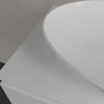 Villeroy & Boch Loop & Friends Раковина для установки на столешницу, 620 x 420 x 120 mm, Альпийский белый, с переливом, нешлифованный 4A480001