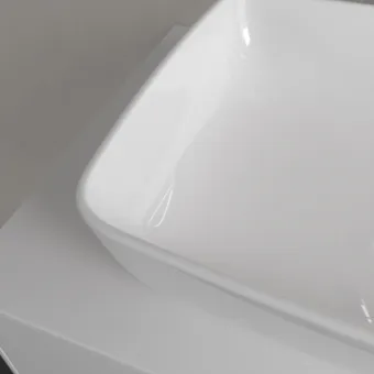 Villeroy & Boch Artis Раковина для установки на столешницу, 580 x 385 x 130 mm, Альпийский белый CeramicPlus, без перелива, нешлифованный 417258R1