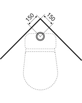 Gustavsberg Напольный унитаз-компакт Nautic безободковый вертикальный выпуск, 4/2 л без сиденья GB111500201205