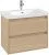 Villeroy & Boch Skyla КОМПЛЕКТ Тумба под раковину, 2 выдвижных ящика, 772 x 596 x 439 mm, Nordic Oak +Skyla Pаковина для установки на тумбу, 800 x 460 x 160 mm, с переливом, Альпийский белый C79600VJ+5A518001 Villeroy & Boch Skyla КОМПЛЕКТ Тумба под раковину, 2 выдвижных ящика, 772 x 596 x 439 mm, Nordic Oak +Skyla Pаковина для установки на тумбу, 800 x 460 x 160 mm, с переливом, Альпийский белый C79600VJ+5A518001