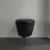 Villeroy & Boch Antao Унитаз с открытым смывным краем, настенный, смыв TwistFlush, Pure Black CeramicPlus, без сиденья 4674T0R7