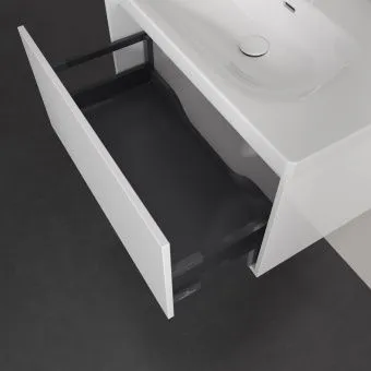 Villeroy & Boch Skyla КОМПЛЕКТ Тумба под раковину, 2 выдвижных ящика, 772 x 596 x 439 mm, Brilliant White +Skyla Pаковина для установки на тумбу, 800 x 460 x 160 mm, с переливом, Альпийский белый C78600VE+5A518001