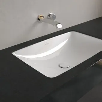 Villeroy & Boch Loop & Friends Раковина для установки под столешницу, внутренний размер 615 x 380 x 140 mm, Альпийский белый CeramicPlus, с переливом 4A5800R1