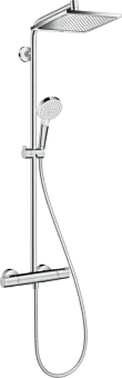 Hansgrohe Crometta E Showerpipe 240 1jet с термостатом, хром 27271000