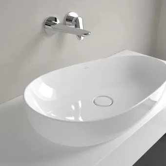 Villeroy & Boch Antao Раковина для установки на столешницу, 650 x 400 x 146 mm, Альпийский белый CeramicPlus, без перелива 4A7465R1