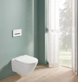 Villeroy & Boch Universo TwistFlush Комбинированная упаковка, настенный, смыв TwistFlush, Альпийский белый 4670T901