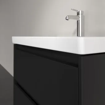 Villeroy & Boch Skyla КОМПЛЕКТ Тумба под раковину, 2 выдвижных ящика, 772 x 596 x 439 mm, Brilliant White +Skyla Pаковина для установки на тумбу, 800 x 460 x 160 mm, с переливом, Альпийский белый C79600VL+5A518001