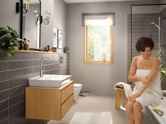 Hansgrohe Rebris E Смеситель для раковины 210, однорычажный, с поворотным изливом, со сливным гарнитуром, хром 72576000