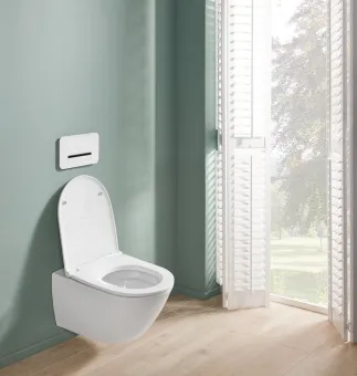 Villeroy & Boch Universo TwistFlush Комбинированная упаковка, настенный, смыв TwistFlush, Альпийский белый 4670T901