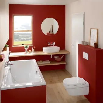 Villeroy & Boch Architectura Сиденье с крышкой для унитаза, с функцией автоматического опускания (SoftClosing), со снимаемым сиденьем (QuickRelease), Альпийский белый 98M9C101