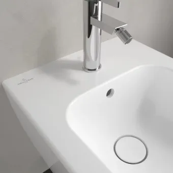 Villeroy & Boch Finion Биде, настенный, 375 x 560 mm, Альпийский белый CeramicPlus 446500R1