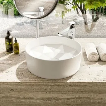 Villeroy & Boch Octagon Pаковина на столешницу, 400x400mm Белая матовая, 417040S3