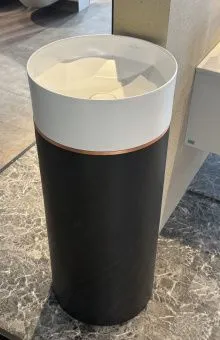 Villeroy & Boch Octagon Pаковина с пьедесталом, 400x400x950mm Smokey Slate, 417000PS